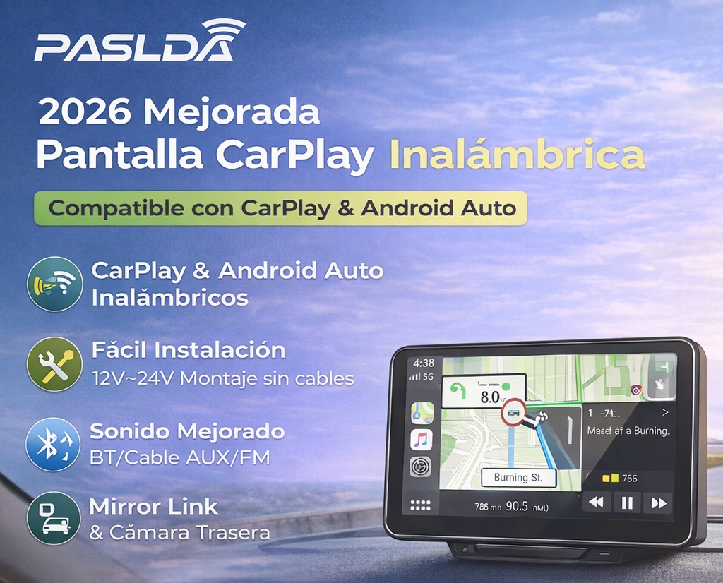 Pantalla inalámbrica para auto