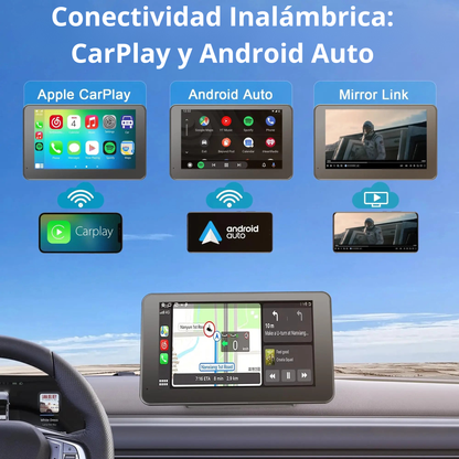Pantalla inalámbrica para auto